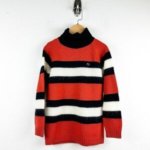 Gucci Kids Stripe Wool Turtleneck Sweater Size 6